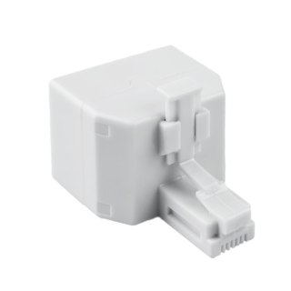 Złączka RJ45, wtyk - 2 gniazda
