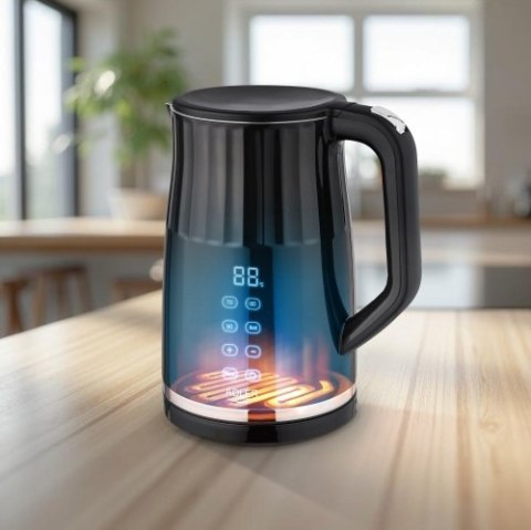 Adler Czajnik metalowy LED z regulacją temperatury 1,7L