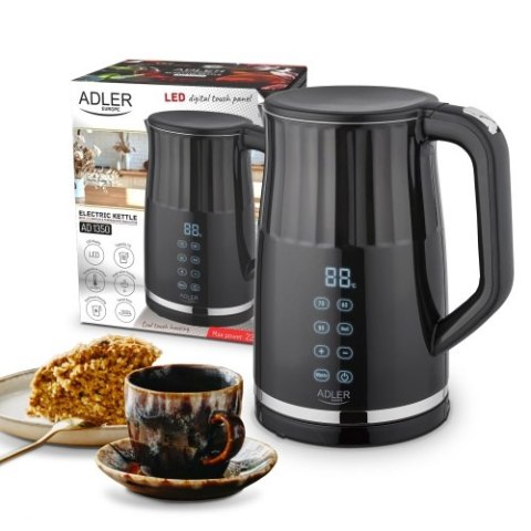Adler Czajnik metalowy LED z regulacją temperatury 1,7L