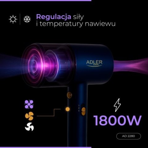 Adler Suszarka do włosów - 1800W