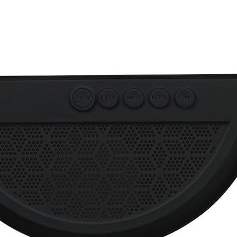 Głośnik Bluetooth LED RGB z ładowarką indukcyjną, czarny