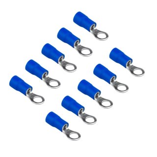 Konektor izolowany oczkowy, M4, 2,5 mm2, niebieski, 10 szt.