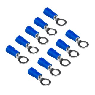 Konektor izolowany oczkowy, M5, 2,5 mm2, niebieski, 10 szt.
