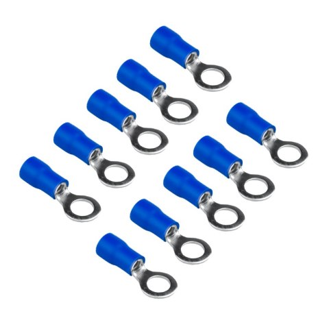 Konektor izolowany oczkowy, M5, 2,5 mm2, niebieski, 10 szt.