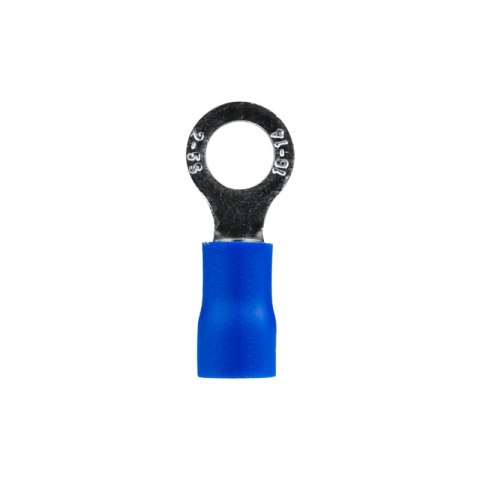 Konektor izolowany oczkowy, M5, 2,5 mm2, niebieski, 10 szt.