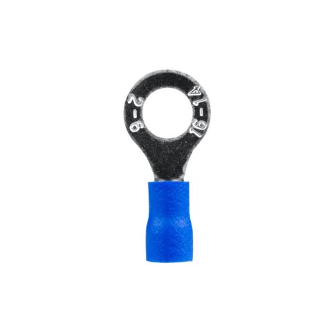 Konektor izolowany oczkowy, M6, 2,5 mm2, niebieski, 10 szt.