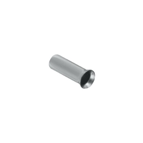 Konektor izolowany tulejka miedziana 8 mm, 2,5 mm2, szary, 100 szt.