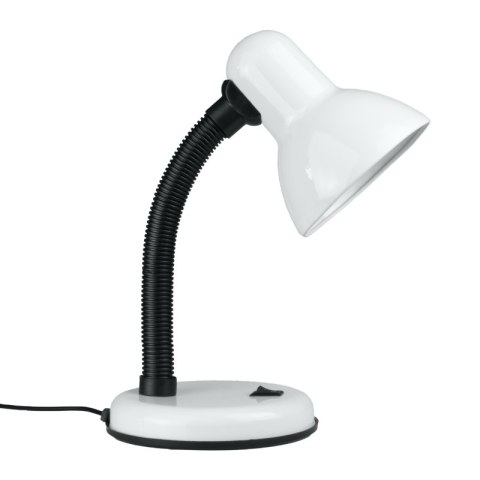 Lampka biurkowa, E27, biała DPM