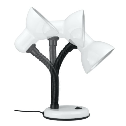 Lampka biurkowa, E27, biała DPM