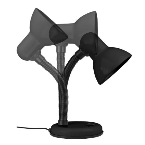 Lampka biurkowa, E27, czarna DPM