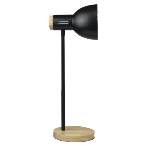 Lampka biurkowa E27, czarna