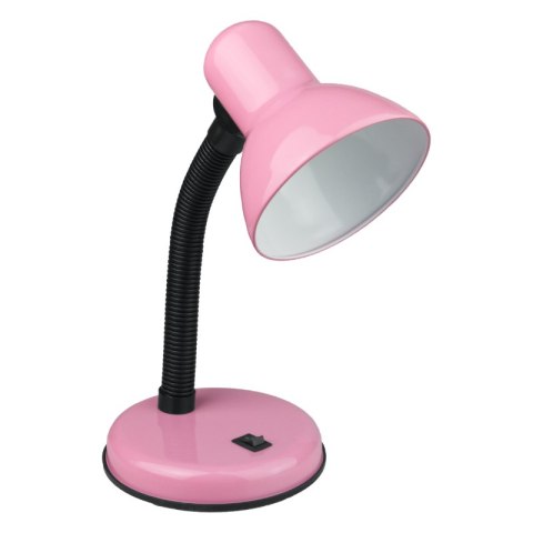Lampka biurkowa E27, różowa