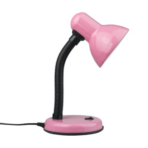 Lampka biurkowa E27, różowa