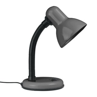 Lampka biurkowa E27, szara