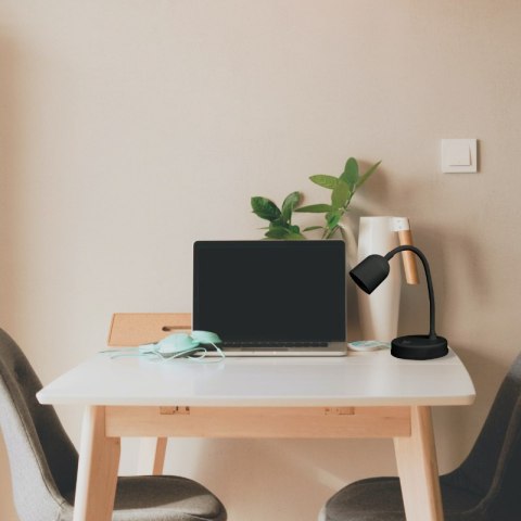 Lampka biurkowa LED, 4 W, 320 lm, 4000 K, czarna DPM