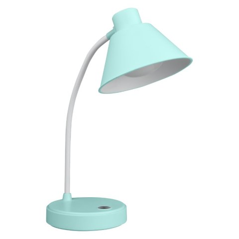Lampka biurkowa LED, ładowalna, 150 lm, 3000/4000/6400 K, miętowa