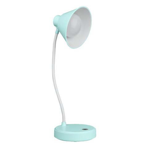 Lampka biurkowa LED, ładowalna, 150 lm, 3000/4000/6400 K, miętowa