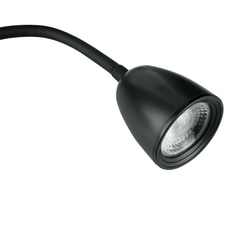 Lampka biurkowa LED z klipsem, 4 W, 320 lm, 4000 K, czarna DPM