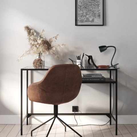 Lampka biurkowa LED z klipsem, 4 W, 320 lm, 4000 K, czarna DPM