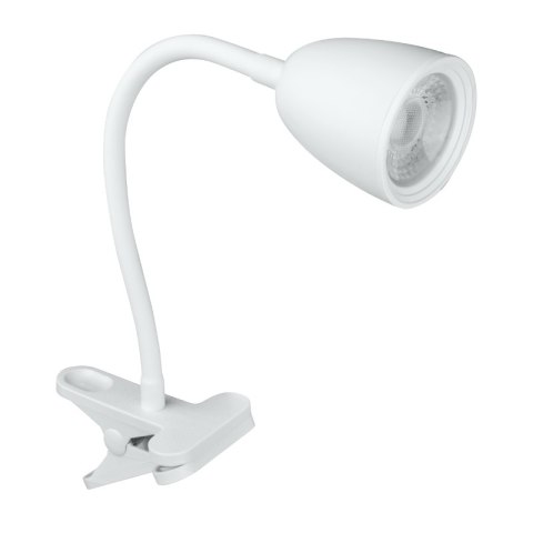 Lampka biurkowa LED z klipsem, 4 W, 420 lm, 4000 K, biała DPM