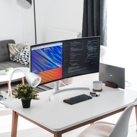 Lampka biurkowa LED z klipsem, 4 W, 420 lm, 4000 K, biała DPM