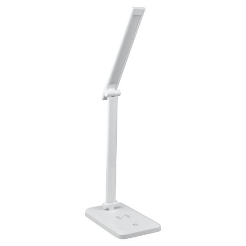 Lampka biurkowa LED z ładowarką indukcyjną, 3,6 W, 142 lm, 6000 K, biała