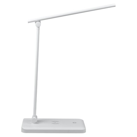 Lampka biurkowa LED z ładowarką indukcyjną, 3,6 W, 142 lm, 6000 K, biała