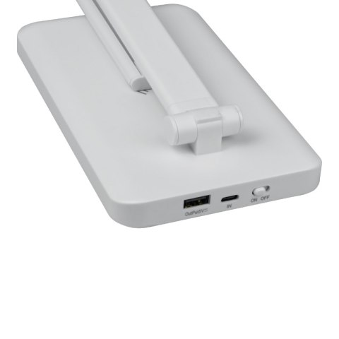 Lampka biurkowa LED z ładowarką indukcyjną, 3,6 W, 142 lm, 6000 K, biała