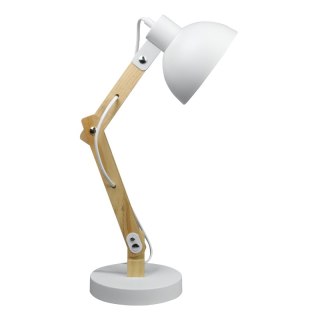Lampka biurkowa składana E27, biała