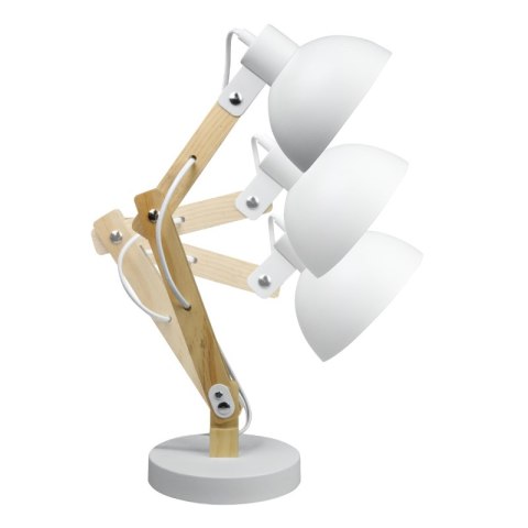 Lampka biurkowa składana E27, biała