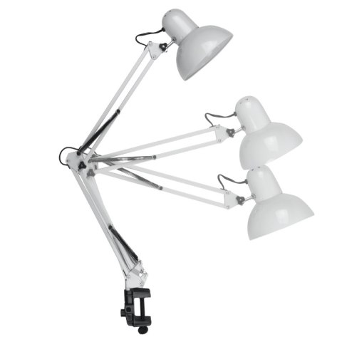 Lampka biurkowa składana E27, biała