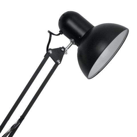 Lampka biurkowa składana E27, czarna