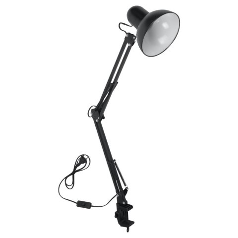 Lampka biurkowa składana E27, czarna