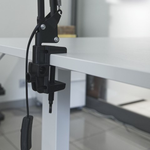 Lampka biurkowa składana E27, czarna