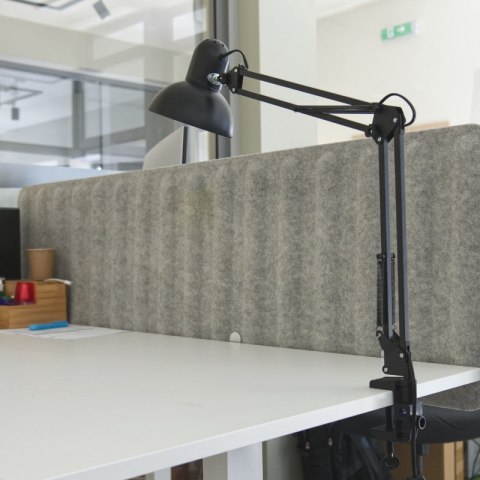 Lampka biurkowa składana E27, czarna