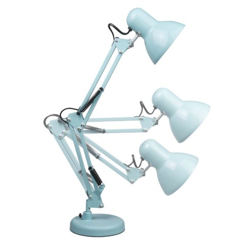 Lampka biurkowa składana E27, niebieska