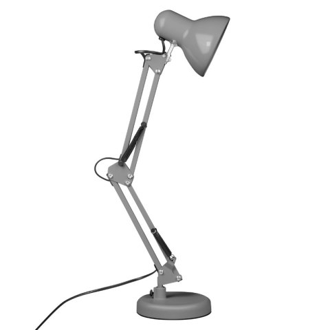 Lampka biurkowa składana E27, szara
