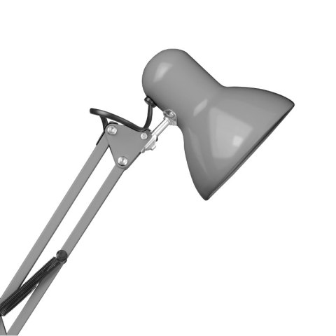 Lampka biurkowa składana E27, szara