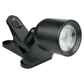 Lampka dekoracyjna LED z klipsem, 4 W, 350 lm, 4000 K, czarna DPM