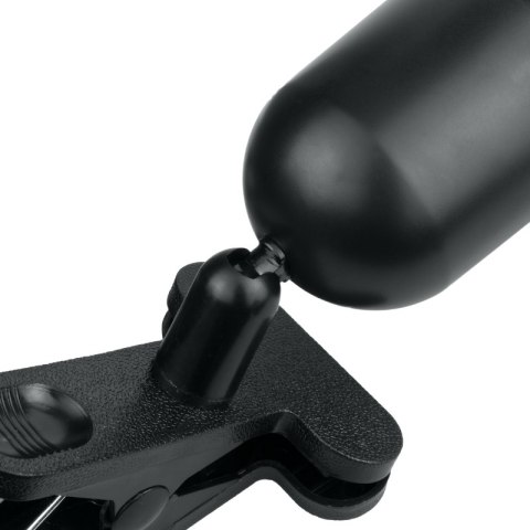 Lampka dekoracyjna LED z klipsem, 4 W, 350 lm, 4000 K, czarna DPM