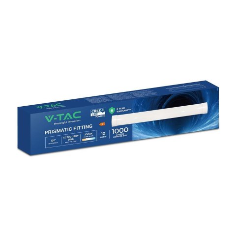 Oprawa V-TAC 10W LED liniowa natynkowa CREE CHIP 30cm 100Lm/W VT-8-10 3000K 1000lm