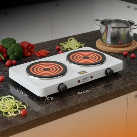 Adler Kuchenka elekt. dwupalnikowa