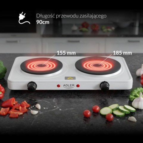 Adler Kuchenka elekt. dwupalnikowa
