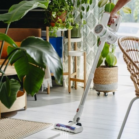 Adler Odkurzacz pionowy z dotykowym wyświetlaczem LED | 4 tryby ssania | Silnik bezszczotkowy | HEPA 13 | Do 70 m²