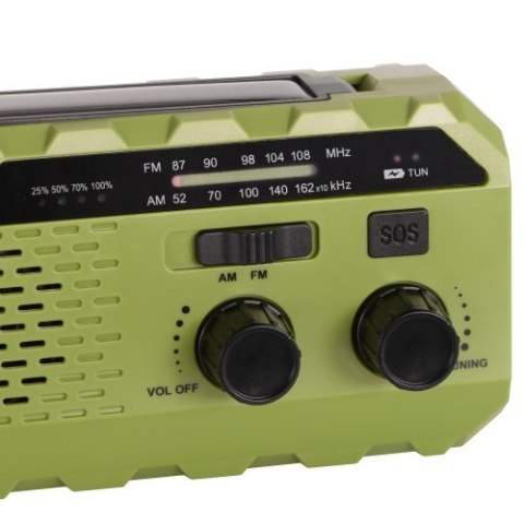 Adler Radio solarne z korbką ręczną