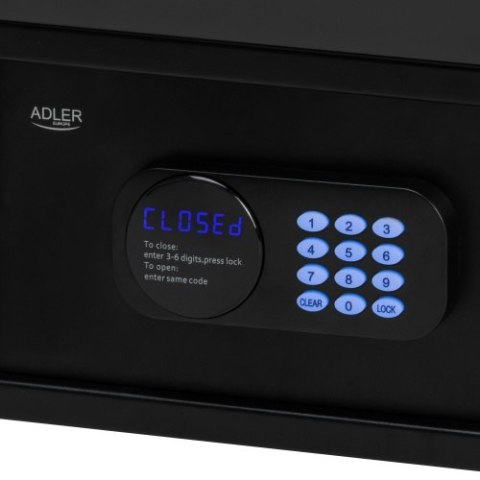 Adler Sejf z kodem elektronicznym i zamkiem