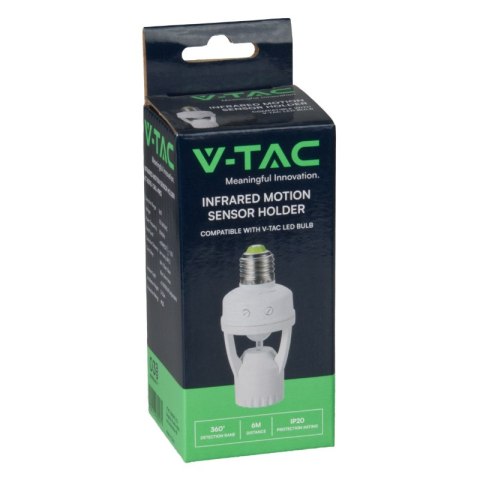 Czujnik ruchu PIR z oprawką E27 DPM