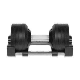 Hantel żeliwny regulowany automat 24 kg, skok co 1kg, REBEL ACTIVE