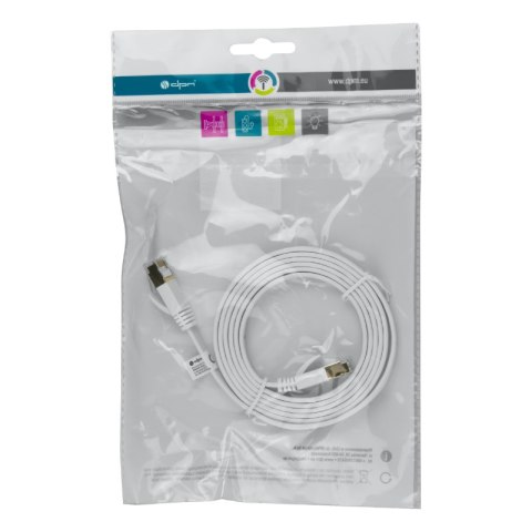 Kabel U/FTP patchcord, cat.8/6A, 1,5 m, biały
