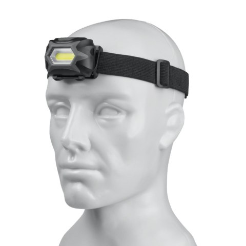 Lampa czołowa COB, bateryjna, 100 lm, IP44 DPM